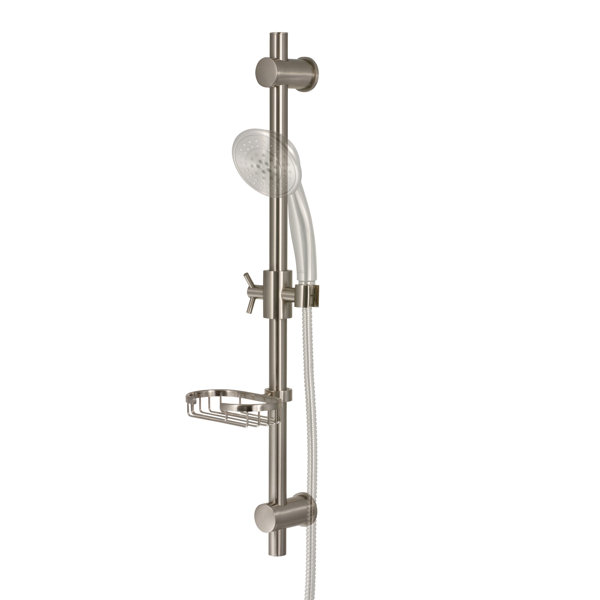 Pulse Shower Spas Adjustable Slide Bar with Soap Dish Wayfair